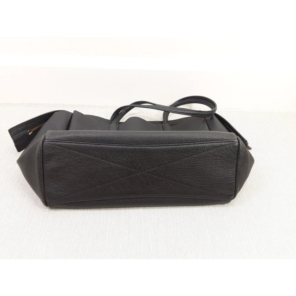 Marc Jacobs The Protege Black Leather Tote Laptop Bag Large Flaw